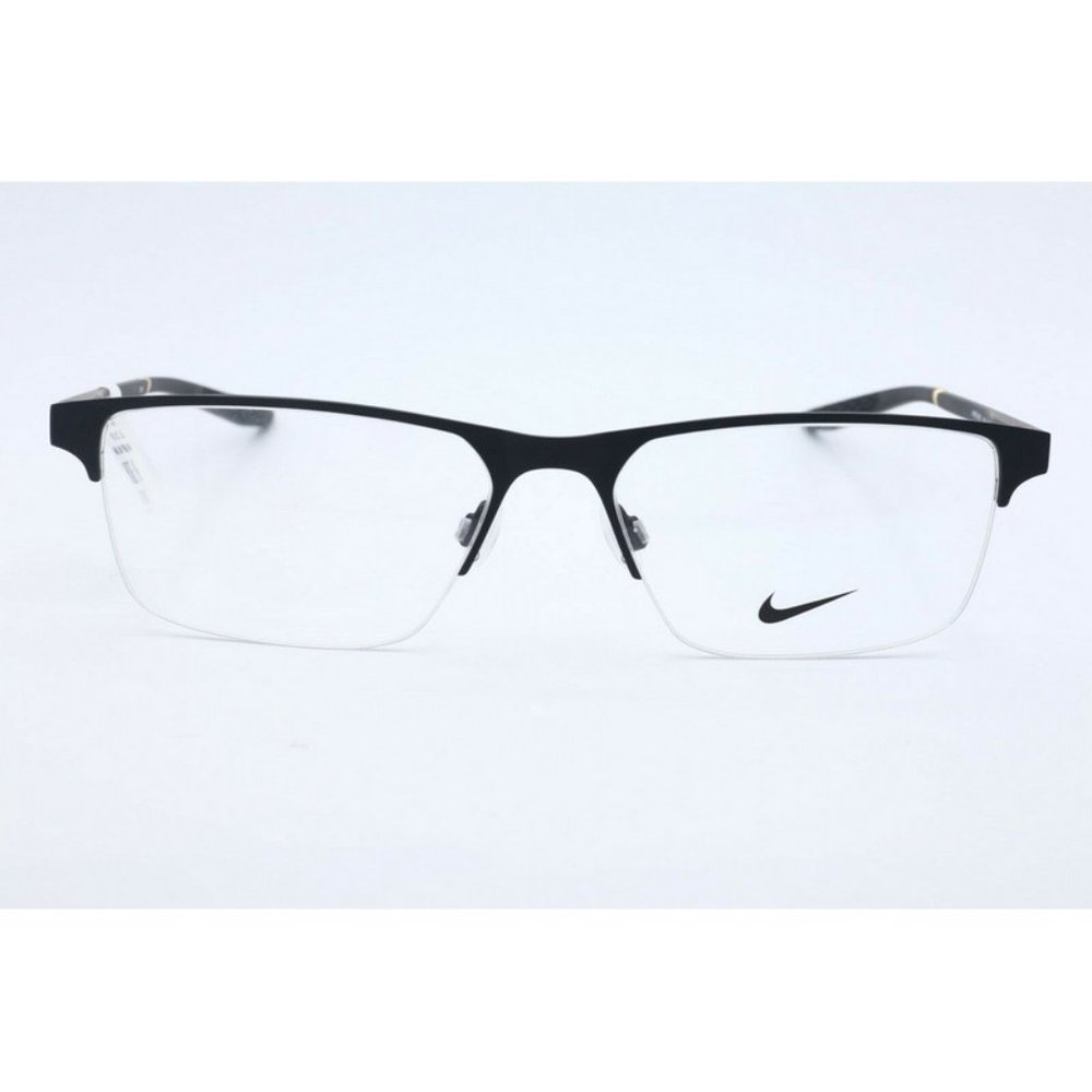 New Authentic Nike 8045-002 Rectangle Black Eyegl… - image 2